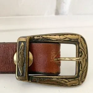 Vintage | Accessories | Vintage 7s Tooled Leather Strawberry  display picture 3